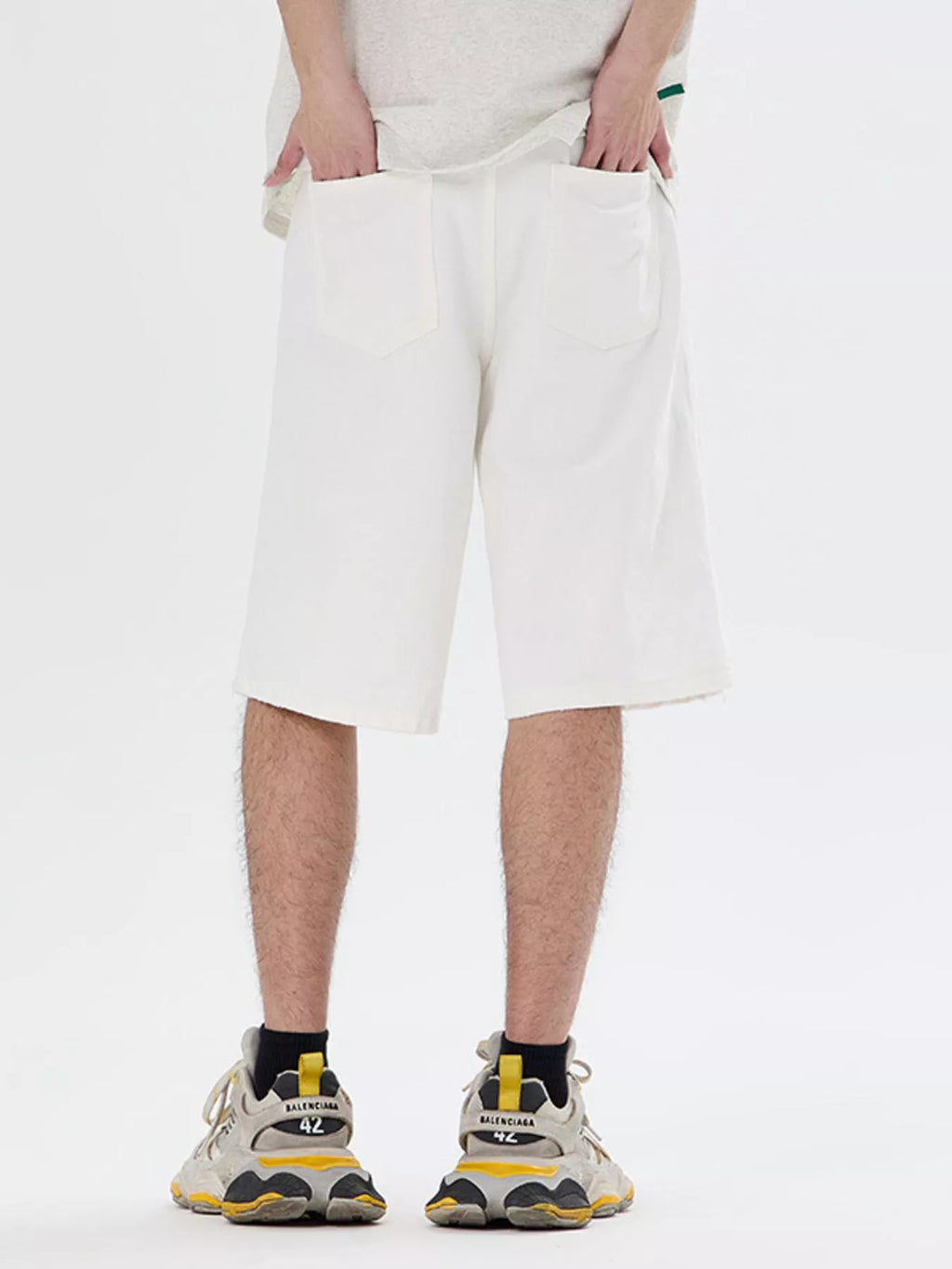 Men's Clothing Loose Fit Denim Shorts