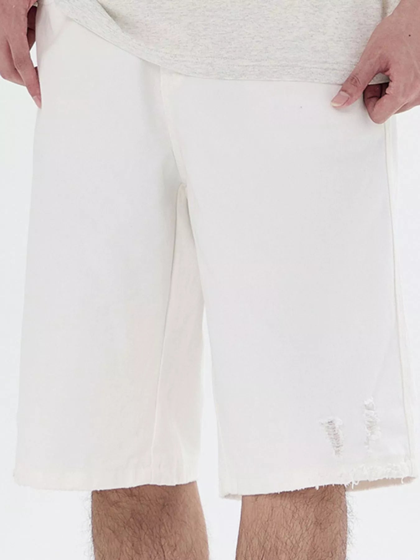 Men's Clothing Loose Fit Denim Shorts
